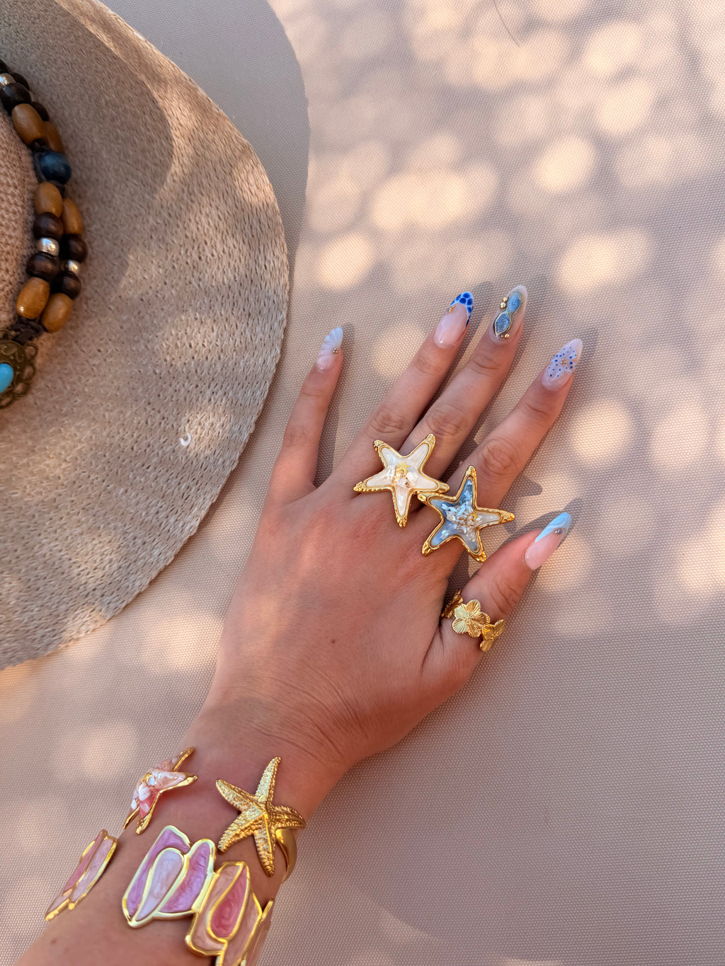 Bague étoile de mer
