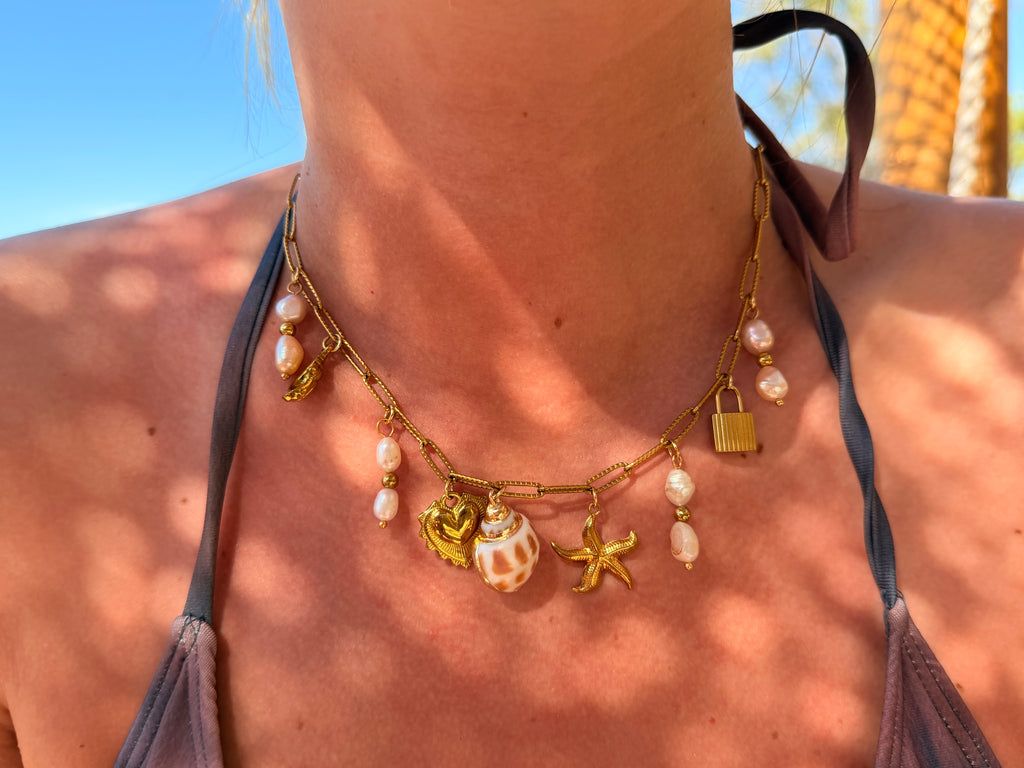 Collier Charms Mer